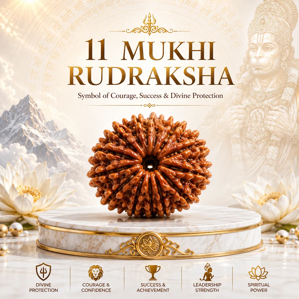 11 Mukhi Rudraksha