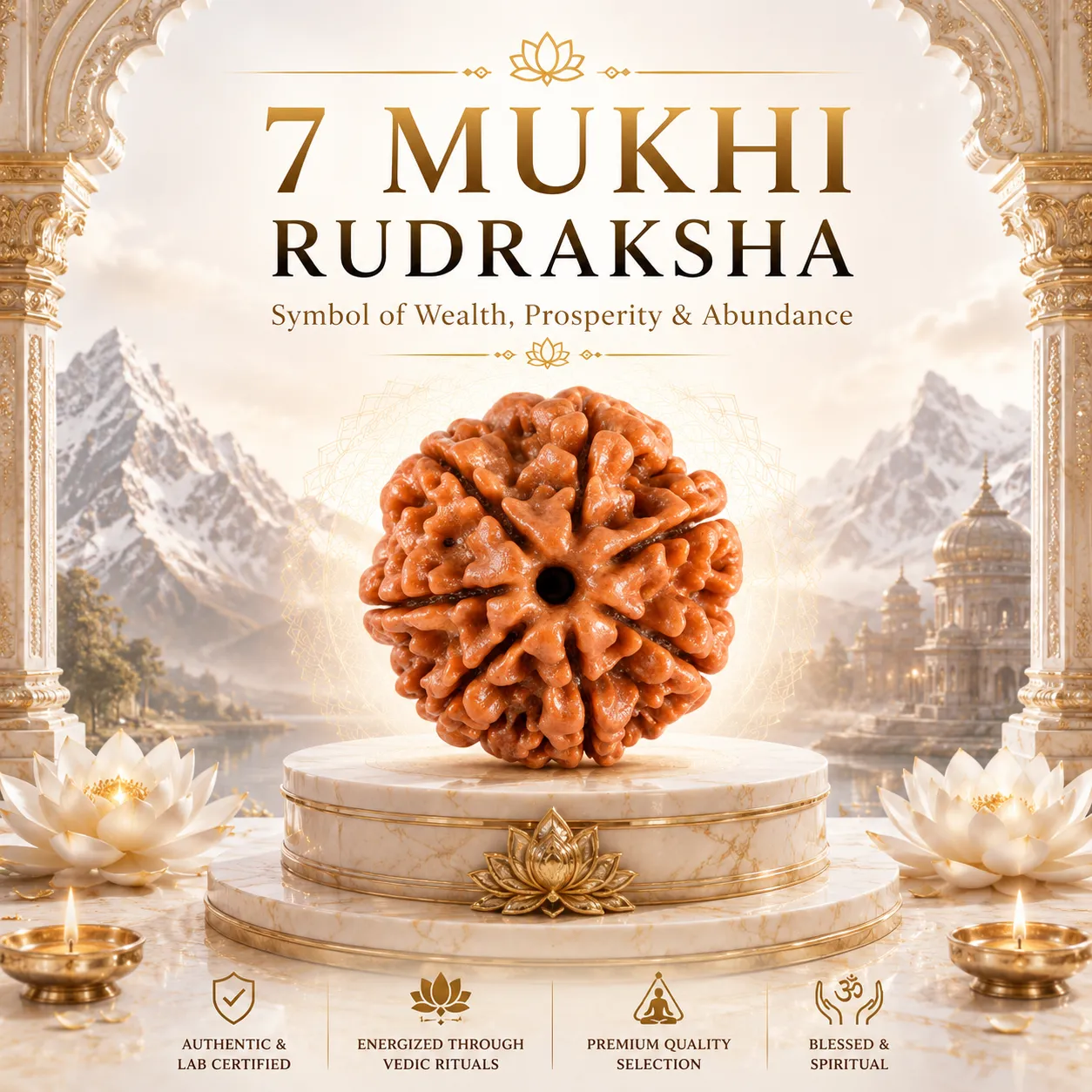 7 Mukhi Rudraksha