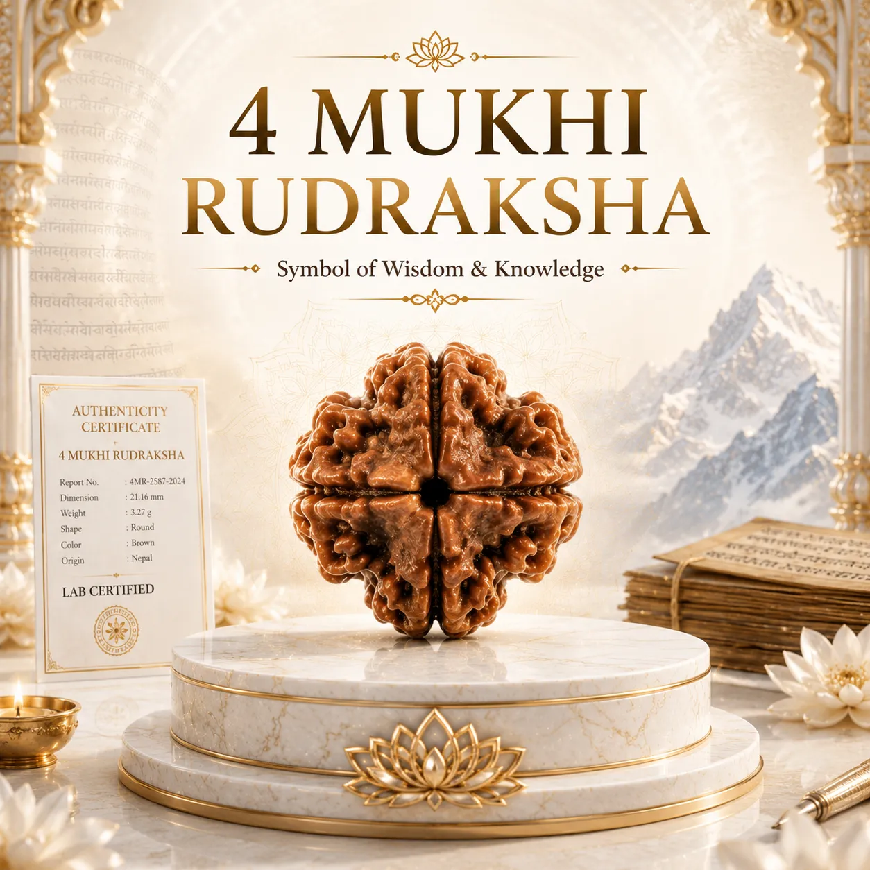 4 Mukhi Rudraksha