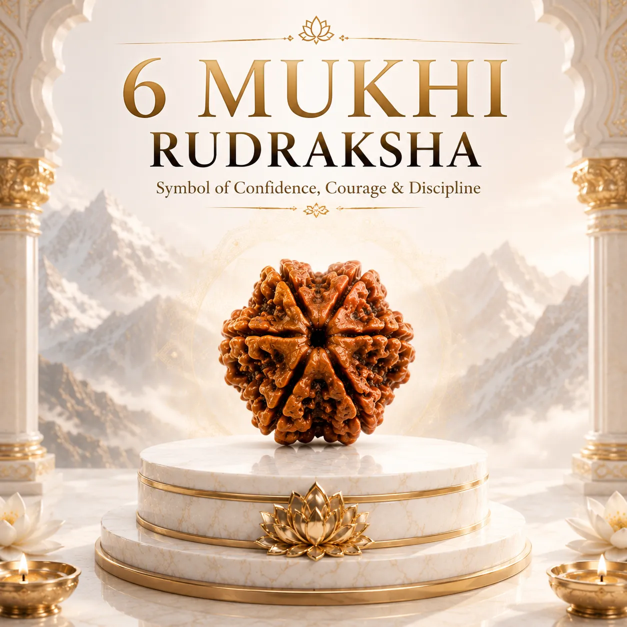 6 Mukhi Rudraksha